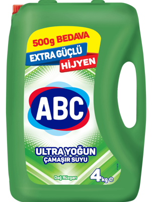 Abc Ultra Çamaşır Suyu Dağ Rüzgarı 4 kg