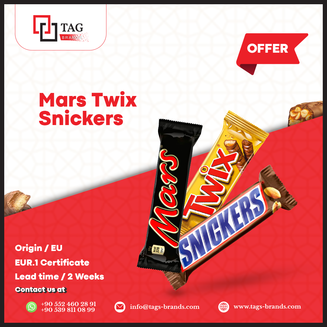 Mars Snickers Twix