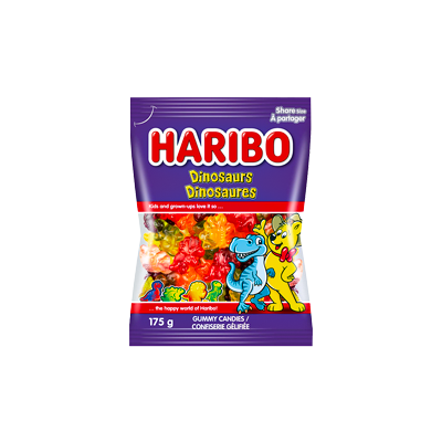Haribo dinosaurs 175 g