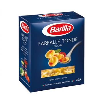 Barilla Farfalle Tonde  Fiyonk Makarna 500 gr