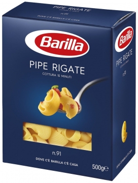 Barilla Pipe Rigate Mantı Makarna 500 gr