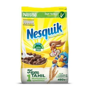 Nesquik Çikolatalı Buğday ve Mısır Gevreği 450 gr